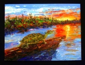 turtle-sunset